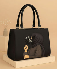Elegant Hijab Shoulder Bag With Handle