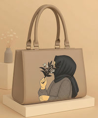 Elegant Hijab Shoulder Bag With Handle