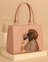 Elegant Hijab Shoulder Bag With Handle