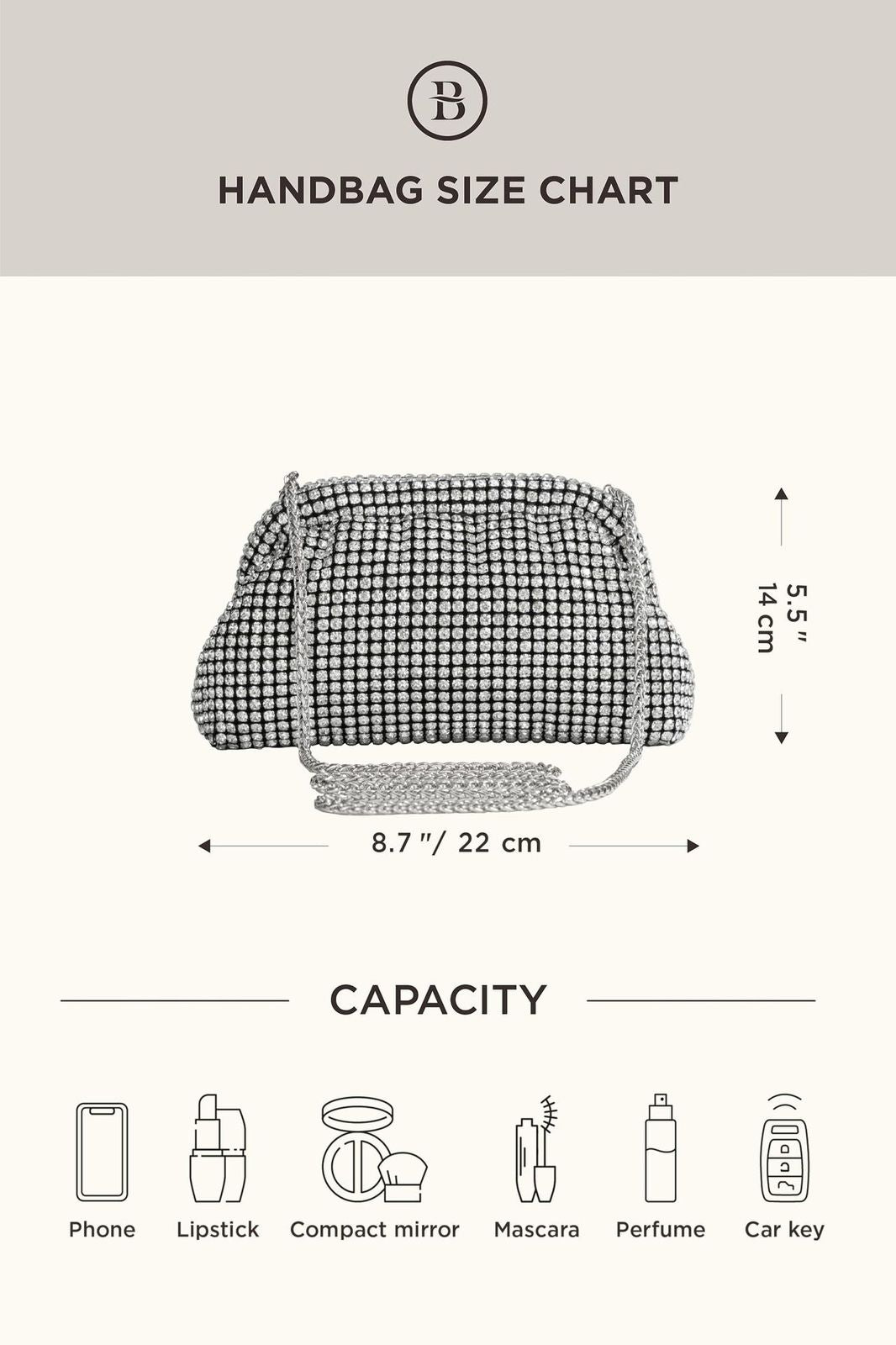 Fancy Frame Stone Cross body