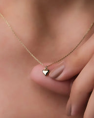 Tiny Heart Necklace - 925 Silver